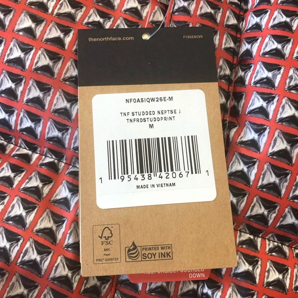 🛑SOLD🛑SUPREME x The North Face 🔥 TNF Studded Nuptse Jacket - Picture 12 of 12